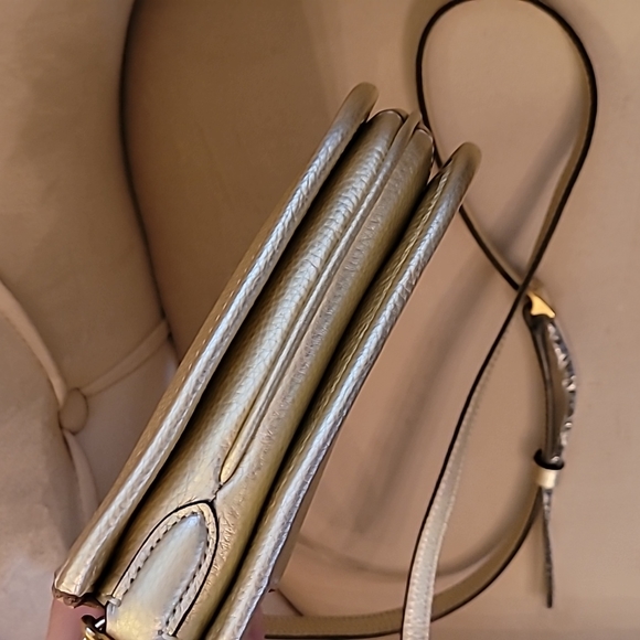Coach Gold Leather Crossbody - Picture 5 of 6
